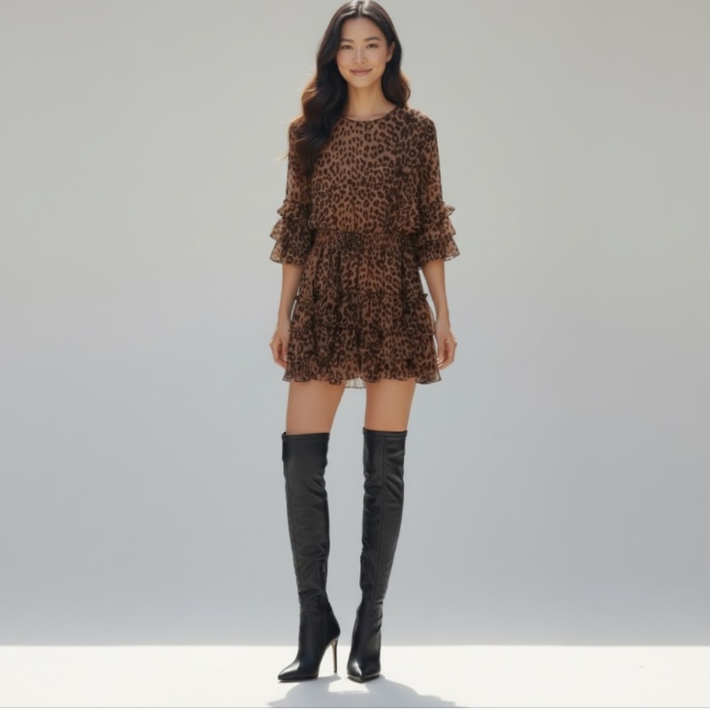 FATE Mimi Ruffle Layered Dress
